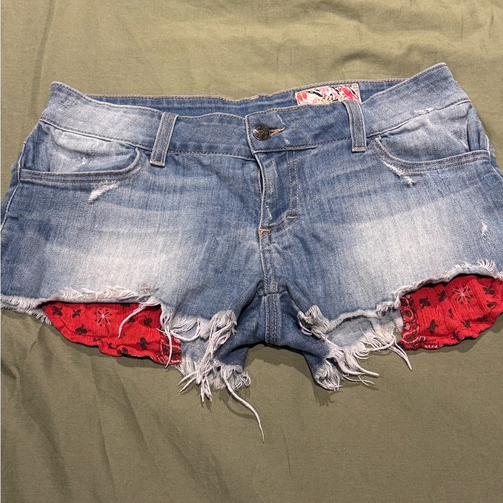 Siwy MADELEINE Distressed Denim Shorts - Sz 27